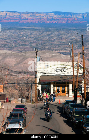 Straßenszenen in Jerome, Arizona Stockfoto