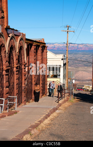 Straßenszenen in Jerome, Arizona Stockfoto