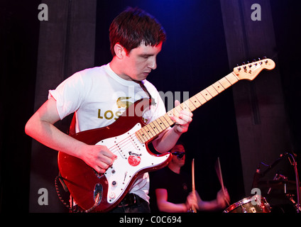 Matthew Smith Hot Club De Paris erklingt in Liverpool Bluecoat Arts Centre Liverpool, England - 02.04.08 Sakura / Stockfoto