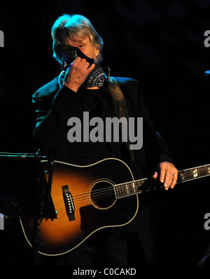 Country-Musik Singer-Songwriter und Hollywood-Schauspieler Kris Kristofferson erklingt in der Olympia Theatre in Dublin - Stockfoto