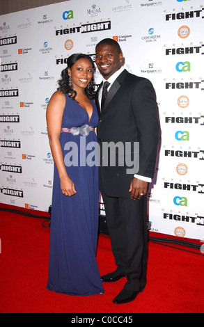 LaDainian Tomlinson und Frau Fight Night XIV statt im JW Marriott Resort - Ankünfte Phoenix, Arizona - 05.04.08 Stockfoto