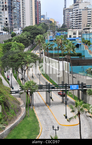 Straßenszene, Miraflores, Lima, Peru, Südamerika Stockfoto