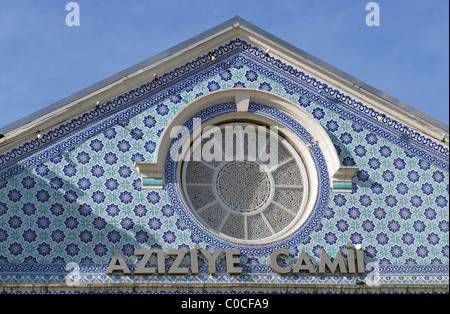 UK-Aspekt der Aziziye Moschee in Stoke Newington Ost-London Stockfoto