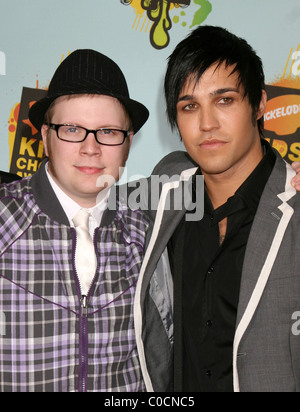 Patrick Stump, Pete Wentz 20. jährlichen Nickelodeon Kids' Choice Awards 2008 abgehaltenen UCLA Pauley Pavilion Westwood, California Stockfoto