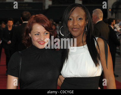 Sarah Cawood an der britischen Film-Premiere von "was in Vegas passiert im Odeon Leicester Square London, England - 22.04.08 statt Stockfoto