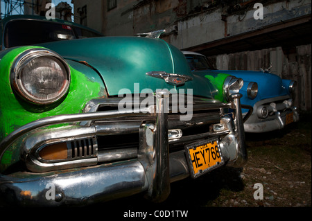 Antike Autos der 1950er Jahre American Classic Cars Havanna Kuba Stockfoto