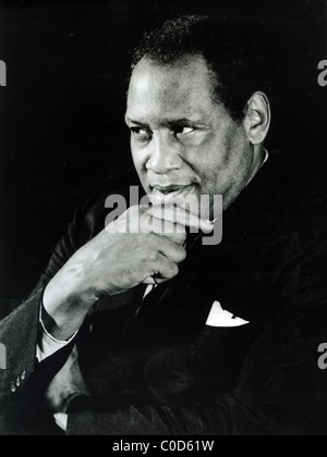 Afrikanische amerikanische Sänger PAUL ROBESON (1898-1976), Sportler und Schauspieler Stockfoto