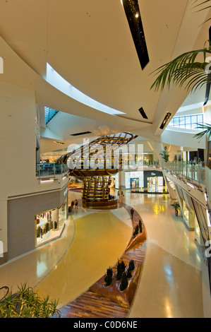 Innenraum der neuen CityCenter Crystals Einkaufszentrum Las Vegas Boulevard South, Las Vegas, Nevada, USA Stockfoto