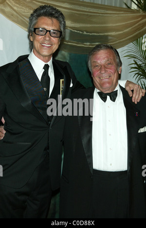 Tommy Tune und Peter Duchin 63. Boys Städte von Italien des Jahres Kugel im Ritz Carlton Hotel New York,-12.04.08 Stockfoto