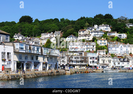 die Ostseite des Flusses Looe in Cornwall, Großbritannien Stockfoto