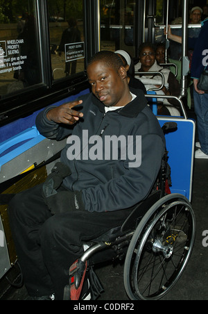 Daryl Mitchell auf einen Bus von Central Park New York City, USA - 05.-05.08 Stockfoto