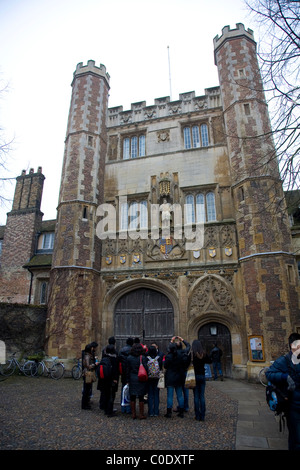 Große Tor Trinity College in Cambridge Stockfoto