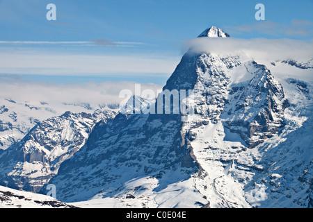 Die Nordwand des Eiger, Berner Oberland, Schweizer Alpen, Schweiz Stockfoto