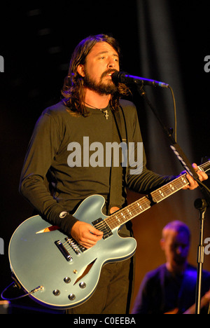 Dave Grohl von den Foo Fighters V Festival 2007 - Tag eins Hylands Park, Chelmsford, Essex - 18.08.07 Stockfoto