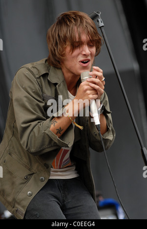 Paolo Nutini V Festival 2007 - Tag eins Hylands Park, Chelmsford, Essex - 18.08.07 Stockfoto