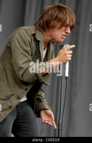 Paolo Nutini V Festival 2007 - Tag eins Hylands Park, Chelmsford, Essex - 18.08.07 Stockfoto