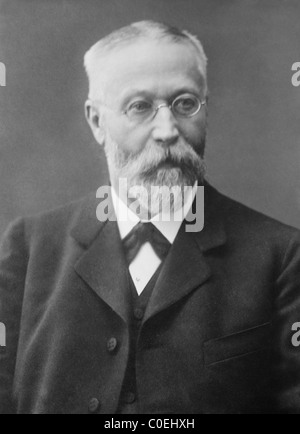 Deutsche Erfinder + Physiker Ferdinand (1850-1918) - Co-Sieger von Nobelpreis Physik 1909 mit Guglielmo Marconi. Stockfoto