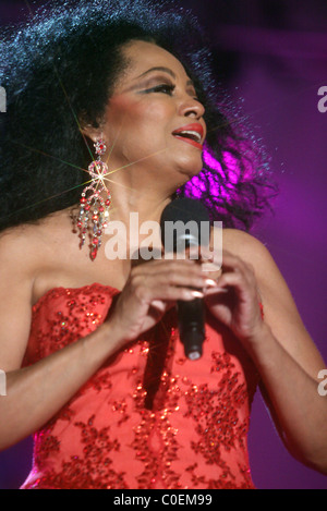 Diana Ross Plymouth Jazz Festival 2008 - Tag 1 Plymouth, Trinidad und Tobago - 25.04.08 David trägt / Stockfoto