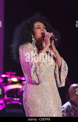 Diana Ross erklingt in der Plymouth Jazz Festival 2008 Tobago, West Indies - 26.04.08 Rodney Farah / Stockfoto