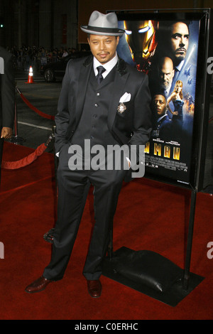 Terrence Howard Los Angeles Premiere von "Iron Man" statt bei Graumans Chinese Theatre Hollywood, Kalifornien - 30.04.08: Stockfoto