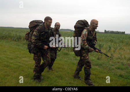 Der Pathfinder Platoon während des Trainings Stockfoto