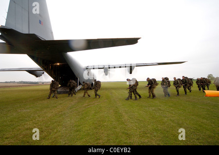 Der Pathfinder Platoon während des Trainings Stockfoto