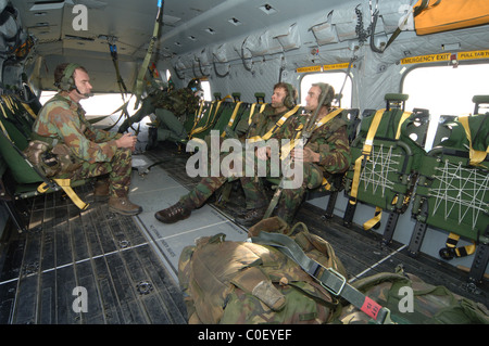 Der Pathfinder Platoon während des Trainings Stockfoto