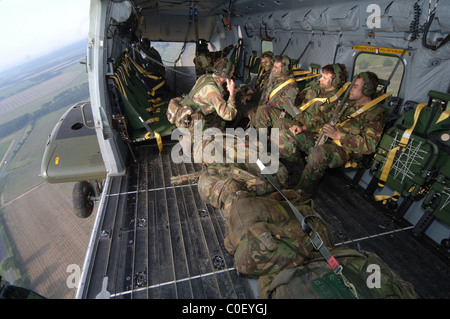 Der Pathfinder Platoon während des Trainings Stockfoto