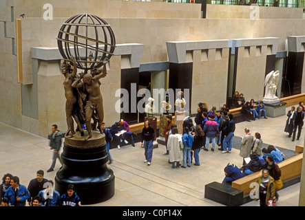 Vier Teile der Welt halten einer Himmelskugel, Jean Baptiste Carpeaux, Musee d ' Orsay, Musée d ' Orsay, Paris, Frankreich Stockfoto