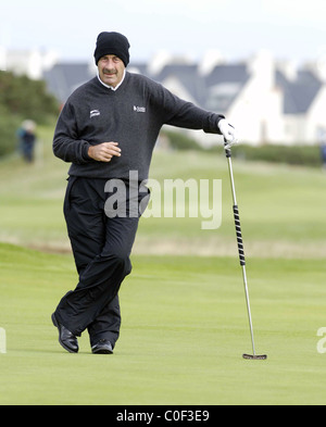 Golfspieler Sam Torrance Alfred Dunhill Links Meisterschaft 3. Runde in Carnoustie Stockfoto