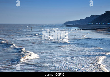 Der "Nordsee" von "Cromer Pier" "North Norfolk" UK aus gesehen Stockfoto