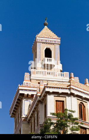 Barcadi Turm, Havanna Vieja, Kuba Stockfoto