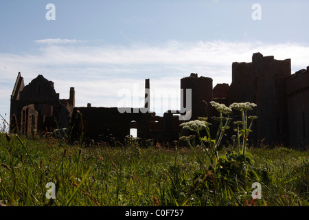 Neue Slains Castle in der Nähe von Cruden Bay in Aberdeenshire Stockfoto