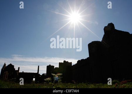 Neue Slains Castle in der Nähe von Cruden Bay in Aberdeenshire Stockfoto