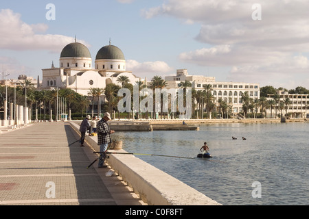 Blick auf Triploi, Libyen. Stockfoto