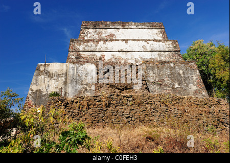 Santuaio del Cerro Tepozteco über Tepoztlan, Bundesstaat Morelos, Mexiko Stockfoto