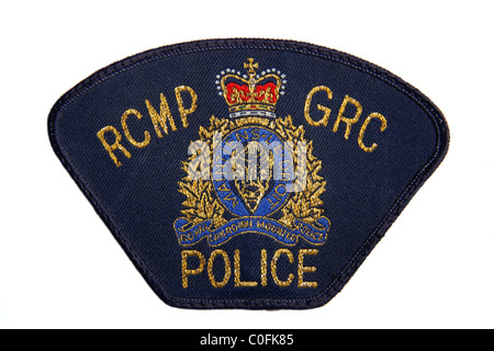 Royal Canadian Mounted Police RCMP patch Stockfoto