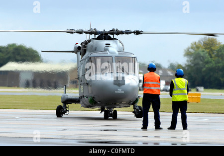 Der Westland Lynx ist ein britischer militärischer Mehrzweck-Hubschrauber. Stockfoto