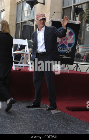 Ed Harris Holly Hunter ist mit einem Stern auf der Hollywood Walk of Fame Los Angeles, Kalifornien - 30.05.08 geehrt. Stockfoto