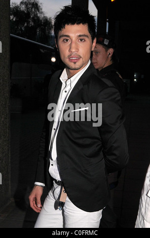 Russische Eurovision 2008 Gewinner Dima Bilan kommt in The Late Late Show Dublin, Irland - 30.05.08 ** ** Stockfoto