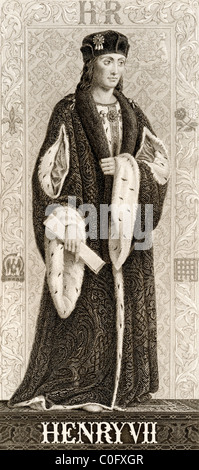 Henry VII, 1457-1509. König von England und Lord von Irland. Stockfoto