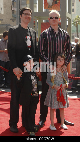 Geschäftsführer Mark Osbourne und John Stevenson, Kung Fu Panda Los Angeles premiere Graumans Chinese Theatre Los Angeles, Stockfoto