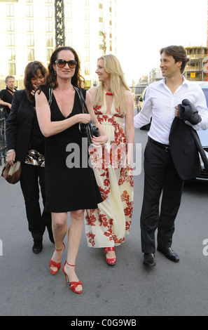 Gast, Natalia Wörner, Jette Joop, Ehemann Christian Elsen Ankunft im Grill Royal für die deutsche "Vogue" Magazin party Stockfoto