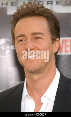 Edward Norton Universal Bilder und Marvel Studios Welt-Premiere von "The Incredible Hulk" im Gibson Amphitheatre Stockfoto