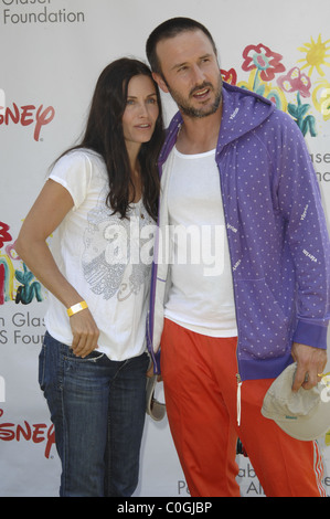 Courteney Cox und David Arquette, Zeit für Helden Promi Karneval zugunsten der Elizabeth Glaser Pediatic Aids Foundation. Stockfoto