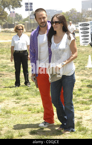Courteney Cox und David Arquette, Zeit für Helden Promi Karneval zugunsten der Elizabeth Glaser Pediatic Aids Foundation. Stockfoto