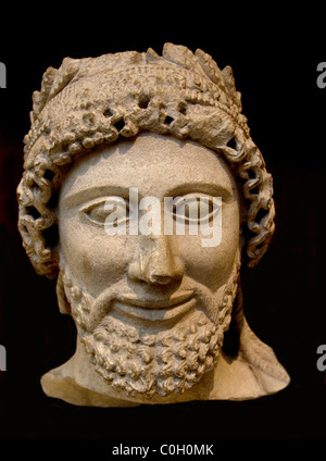 Bärtige Whorshipper Zypern 475 450 BC Apollo Idalion Griechisch Griechenland Stockfoto
