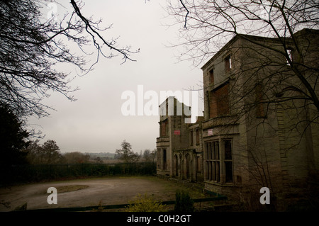 Die Ruinen des Kerls Cliffe in Warwickshire Landschaft. Stockfoto