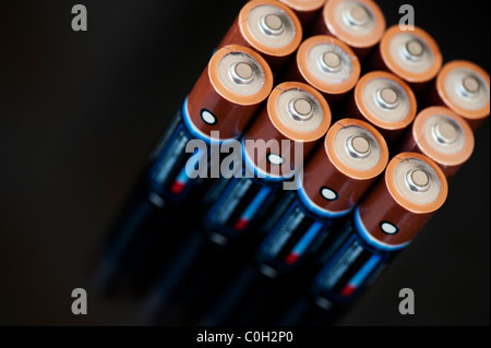 Duracell Batterien abstrakt Stockfoto