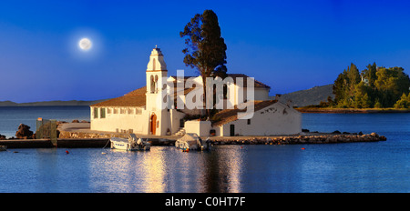 Griechische orthodoxe Kloster von Vlachernas, Kanoni, Halbinsel, Corfu griechischen Ionischen Inseln Stockfoto